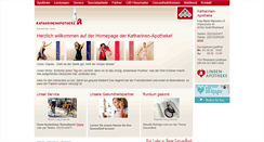 Desktop Screenshot of katharinenapotheke.net